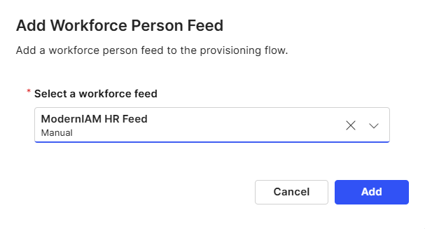 Default provisioning flow