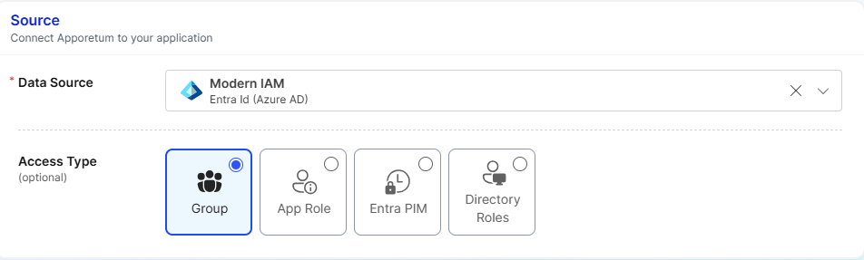 Entra Data source options