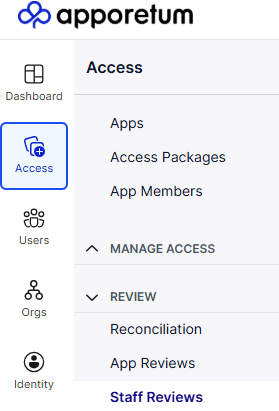Navigation to Staff Reviews