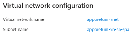 SPA Subnet